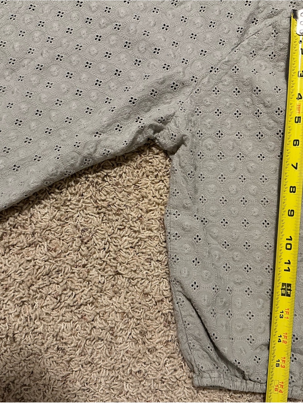 L.L. Bean Women's Eyelet Pullover - Sage Green